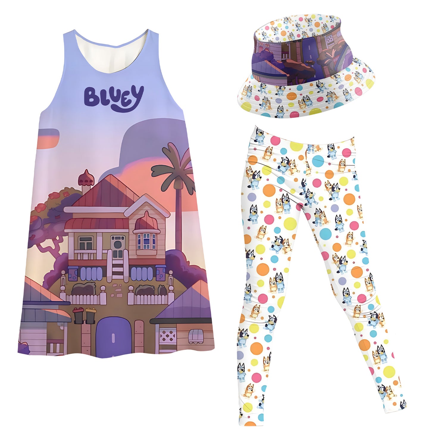 Conjunto Niña Bluey 6