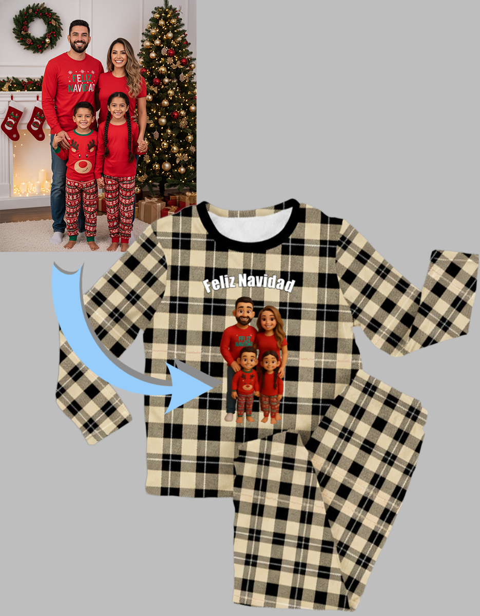 Pijama Navideña personalizada