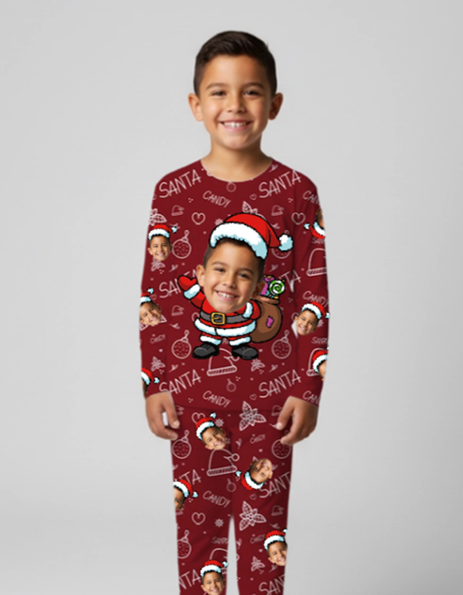 Pijama infantil cara en santa