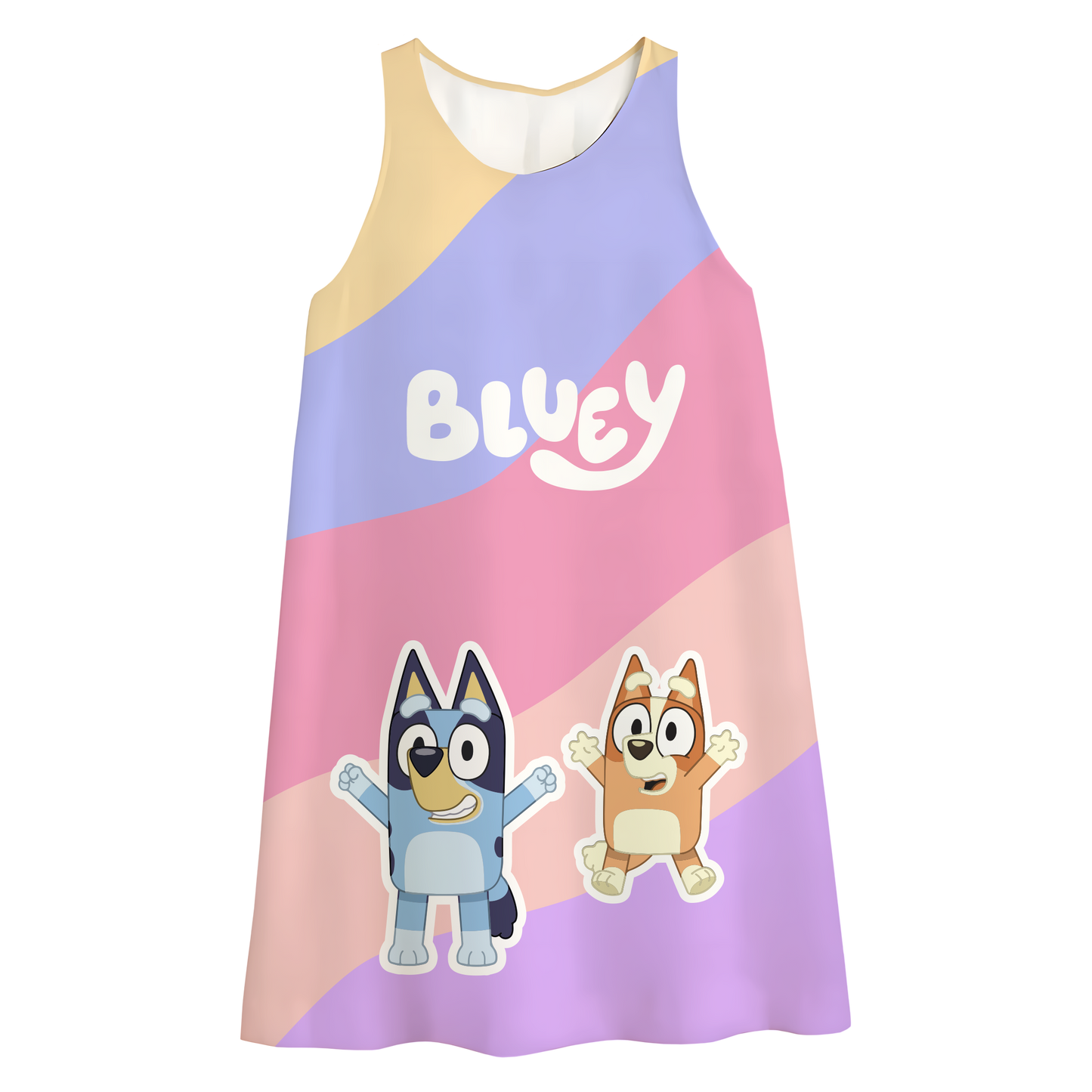 Vestido para niña Bluey 1 con Sombrero