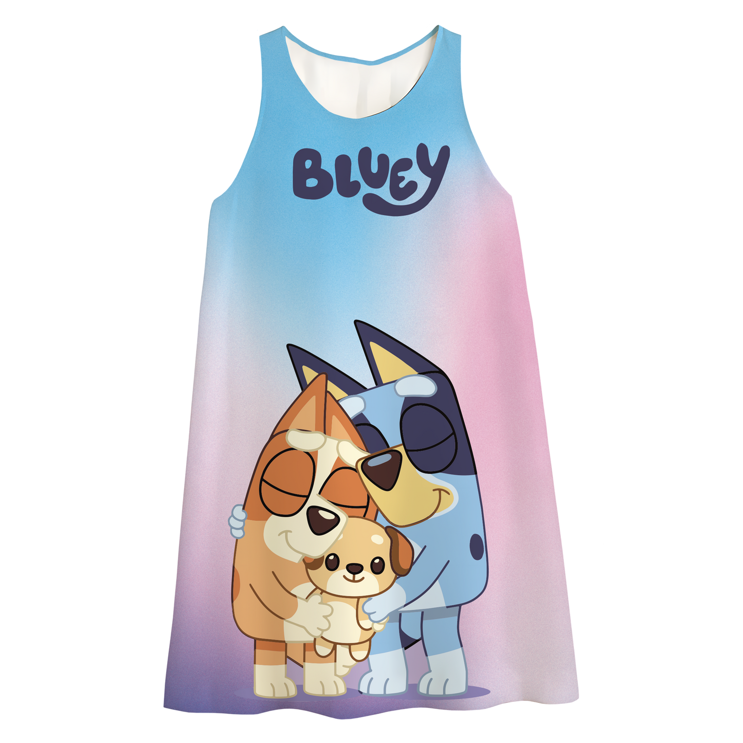 Vestido para niña Bluey 5 con Sombrero