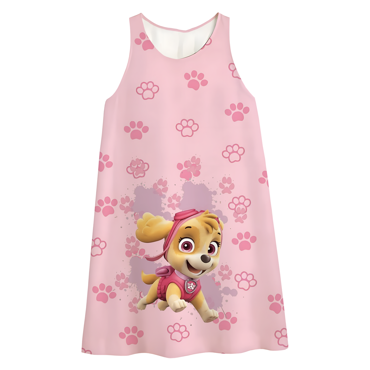 Vestido para niña Vestido Paw Patrol con Sombrero