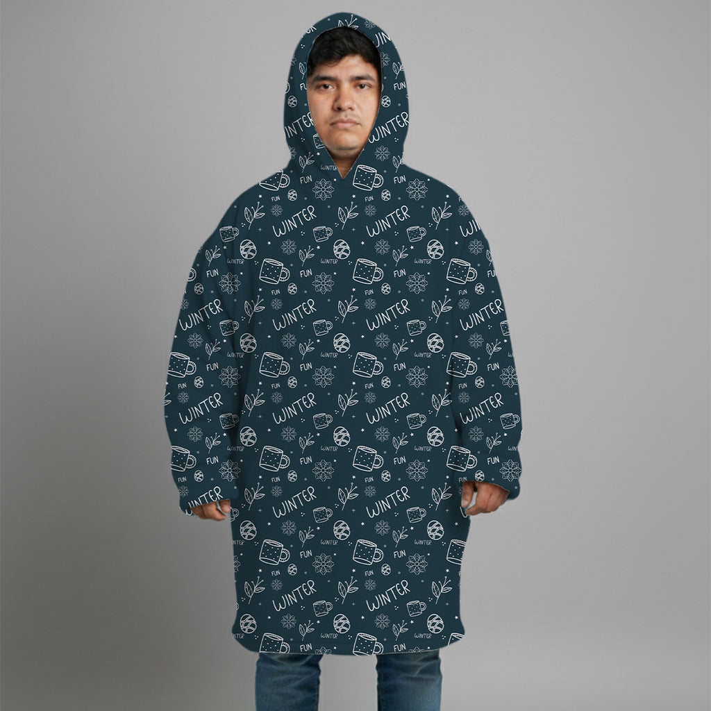 Big Hoodie cara en santa personalizada