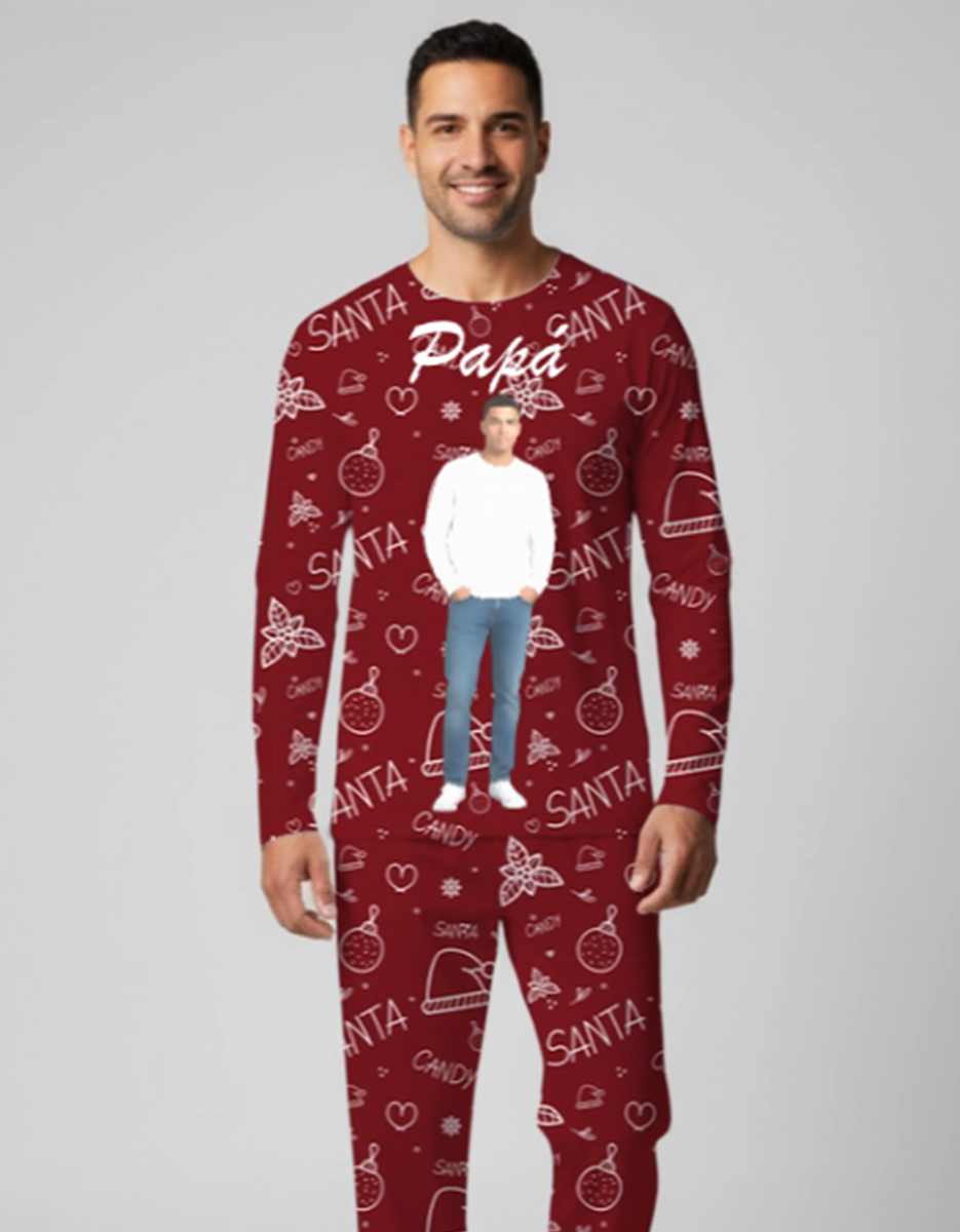 Pijama caballero Acuarela personalizada