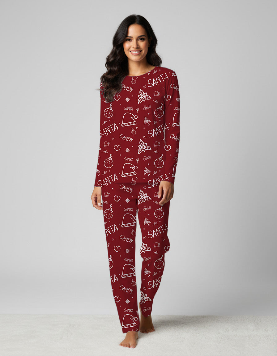 Pijama dama acuarela personalizada