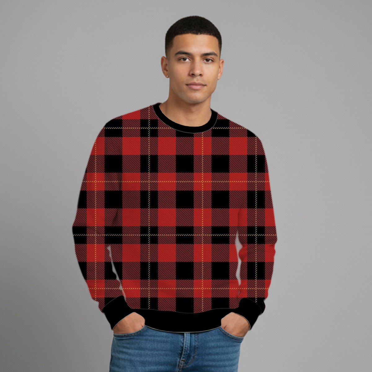 Sudadera cara en Santa personalizada